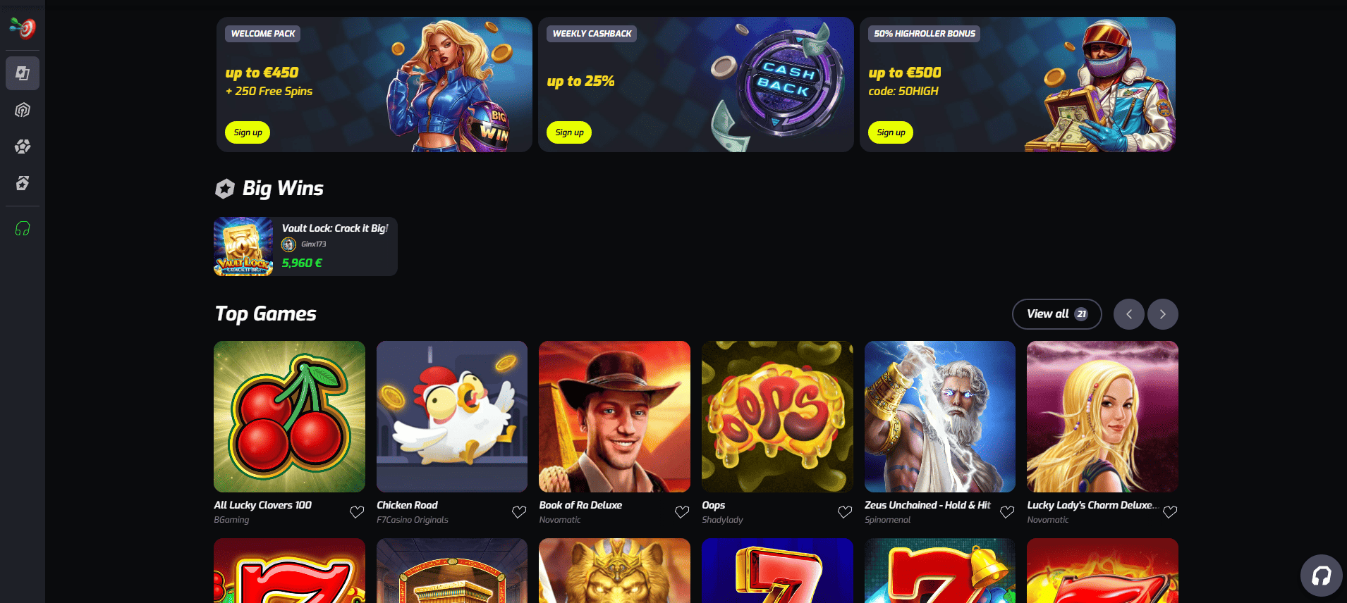F7 Casino official site